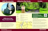 Walk Worcestershire Millennium Way Circular 3.5 miles€¦ · in the Parishes of Broughton Hackett and White Ladies Aston. Please note that sections of this route can be muddy in