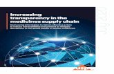 Increasing transparency in the medicines supply chain · information transparency imperative is international in nature. National governments, multi-lateral organizations, and industry