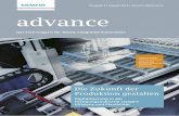 Ausgabe 2 | August 2014 | siemens.de/advance advance6... · 2020-06-01 · 5 Editorial | advance 2/2014 Vor nahezu 15 Jahren informierte Sie die erste Ausgabe der advance über Lösungen,
