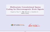 Multivariate Convolutional Sparse Coding for ... · Multivariate Convolutional Sparse Coding for Electromagnetic Brain Signals Dupr e La Tour T., TM, Mainak J., Gramfort A. INRIA