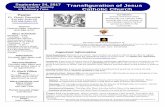 September 24, 2017 Transfiguration of Jesus Twenty Fourth ...transfigurationofjesusparish.org/wp-content/uploads/2017/09/2017-09-24.pdfSep 24, 2017  · Bible Study: We will resume