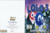 Adventures of Lolo 3 - Nintendo NES - Manual - Title: Adventures of Lolo 3 - Nintendo NES - Manual -
