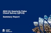 2019 Q1 Quarterly Pulse Check Survey (QPCS) …...1.2 Key I nsights(1/3) Consumer Satisfaction Index 1. Whilst Consumer CSI continues to exceed the Premier’s Priority target, expectation
