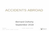 ACCIDENTS ABROAD...performance of the obligation in question; (b) for the purpose of this provision and unless otherwise agreed, the place of performance of the obligation in question