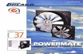 Powermate · 2016-05-23 · decreasing the blade pitch setting. You never need to purchase new pulleys and belts. All you need is a Allen wrench and the pitch setting card Adjustable