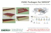 HVAC Packages for SMSCB - Energy.gov: Identify target building types and climate zones based on CBECS database. Develop integrated retrofit solutions from DOE prioritized list of technologies.