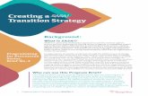 Creating a SASA! Transition Strategy · 2019-10-03 · strategy to key stakeholders; their buy-in is key to enabling a sense of ownership for ongoing VAW prevention. Considerations