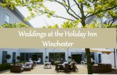 Weddings at the Holiday Inn Winchester · The Forever Wedding Package 50 day guests and 80 evening guests Civil ceremony room hire Wedding breakfast room hire (until midnight) Arrival
