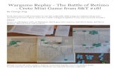 Wargame Replay - The Battle of Retimo - Crete Mini Game ... Wargame Replay - The Battle of Retimo -