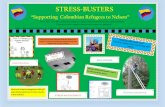 STRESS-BUSTERS - Nelson Marlborough Health · STRESS-BUSTERS “Supporting Colombian Refugees to Nelson” From 2017, over 200 Colombian refugees are being resettled in Nelson from