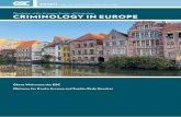 European Society of Criminology CrImInOlOGy In EurOpE...verte, 2000), a Handbook of urban studies, Violence in Europe. Historical and contemporary perspectives (with P. spierenburg,