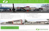 WAREHOUSE/RETAIL SPACE FOR LEASE · O Echostage Riverdale 410 Woodlawn Landover Hills She«iff INTERSTATE 495 450 Glena .arto.ae 4 so Cheverly ccJurnbia Rd 29 s DEANWOOD Seat Pleasant