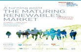 a turning point the Maturing renewables Market · okura hotel amsterdam the netherlands a turning point the Maturing renewables Market ted PROGRAMME. organized by supported by In