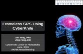 Frameless SRS Using CyberKnife - Login Requiredamos3.aapm.org/abstracts/pdf/146-43302-486612-146230...Minimum QA guidelines: TG 277 AAPM-RSS Medical Physics Practice Guideline 9.a.