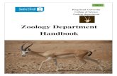 Zoology Department Handbook - sciences.ksu.edu.sa · Zoology department was established when College of Science was evolved in 1958 G (1378 H). The purpose was to graduate students