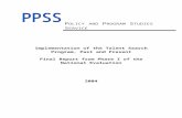 Implementation of the Talent Search Program, Past and ... · Web viewPolicy and Program Studies Service Implementation of the Talent Search Program, Past and Present Final Report