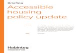 Briefing Accessible housing policy update · 2017-06-29 · 2 Habinteg briefing Accessible housing policy update Introduction There are currently around 1.8 million people with an