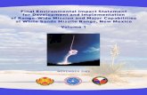 Final Environmental Impact Statement for Development and ......Final Environmental Impact Statement for Development and Implementation of Range-Wide Mission and Major Capabilities