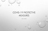COVID-19 Protective Measures · from beginning to end twice. ... •avoid touching your face or rubbing your eyes. •wash your hands frequently and after touching “common touch”