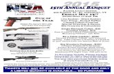 2015 TH AAAANNUAL ANQUET - Friends of NRA 2015...Duck Commander Ed. Mossberg Plinkster Mossberg ATR Night Train .308 Tactical Gun & Safe Raffle 1 for $10 or 3 for $20 Only 500 Tickets