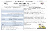 Charity Nazareth News - UKnightuknight.org/Councils/September 2016 FINAL.pdf · Monday Sept 19, 2016 7PM At Maplewood Good Samaritan And Monday October 3, 2016 7PM At Maplewood are
