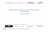 NHS Innovation Accelerator Summituclpstorneuprod.blob.core.windows.net/cmsassets/NIA... · Foreword Welcome to the NHS Innovation Accelerator Summit 2016. Exactly one year ago today