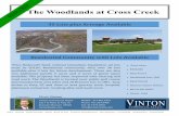 The Woodlands at Cross Creekrets.blob.core.windows.net/vinton-listings/uploads/Woodlands Packa… · The Woodlands at Cross Creek 30 Lots plus Acreage Available Residential Community