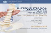 COMPREHENSIVE REVIEW COURSE AND CADAVER WORKSHOP 2019/0719-IT... · PRSRT STD U.S. POSTAGE PAID PADUCAH, KY PERMIT #44 American Society of Interventional Pain Physicians 81 Lakeview