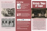Fife Historic Buildings Trust - Making Heritage Live in Fife - Cupar … · 2019-09-20 · previous occupiers, styles and trends and provide layers of history adding character to