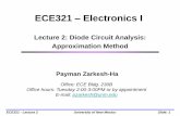 ECE321 – Electronics Ipzarkesh/ECE321/lectures/lecture2.pdf · ECE321 - Lecture 2 University of New Mexico Slide: 26 Full-Wave Bridge Rectifier with RC Load Requirement for a center-tapped