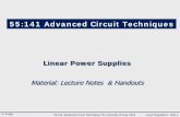 55:141 Advanced Circuit Techniquess-iihr64.iihr.uiowa.edu/MyWeb/Teaching/ece_55141... · A. Kruger 55:141: Advanced Circuit Techniques The University of Iowa, 2013 Linear Regulators,