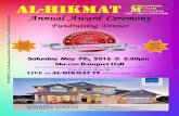 AL-HIKMAT INTERNATIONAL MUSLIM MAGAZINE · 2016-03-31 · JUMUA KHUTBAH LIVE ON AL-HIKMAT TV At 1:30pm from Darul Uloom Institute, FL. Tell your Friends & Relatives WORLDWIDE we are