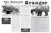 Important Dates - Colorado Grangecoloradogrange.org/newspaper/Granger-May-Jun2019.pdf · 2019-06-15 · Cinco de Mayo-themed Potluck. May 9 Marvel Grange — Queso Cheese Class followed