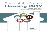 State of the State’s Housing 2019 · The median earnings for most of the top in-demand and high-growth jobs throughout Minnesota do not cover housing costs for a two-bedroom apartment