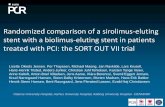 Randomised comparison of a sirolimus-eluting stent with a ...clintrialresults.org/Slides/Orsiro/SORT OUT-VII_Orsiro.pdfRandomized comparison of a sirolimus-eluting stent with a biolimus-eluting