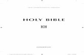HOLY BIBLE - lib.store.yahoo.netlib.store.yahoo.net/lib/biblesbythecase/NIVPewLargePrintSample.pdf · tee carefully studies the state of modern English. Good translation is like good