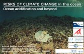 RISKS OF CLIMATE CHANGE in the ocean · 2016-04-26 · all continents and in all oceans, e.g....in the oceans: •Species are displaced •Some unique systems (coral reefs, summer