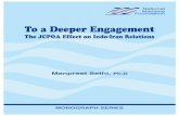 National Maritime Foundation - Research | Advocacy | Convening Profile/636245259329337983... · 2020-02-23 · viii To a Deeper Engagement : The JCPOA Effect on Indo-Iran Relations
