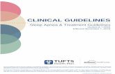 CLINICAL GUIDELINES · 11/1/2018  · Sleep Apnea: Diagnosis and Treatment Abbreviations for Sleep Apnea Guidelines AASM American Academy of Sleep Medicine AHI to 14, moderate OSA: