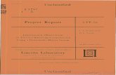 Project Report LTP-30D. G. Fouche 20 November 1975 Prepared for the Defense Advanced Research Projects Agent v under Electronic Systems Division Contract F19628-76-C-0002 by Lincoln