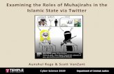 Examining the Roles of Muhajirahs in the Islamic State via ... · 2 Cyber Science 2019 Background • Terrorists use of social media • Propaganda and information dissemination,