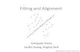 Fitting and Alignment - Virginia Techjbhuang/teaching/ece5554... · 2016-09-20 · Fitting and Alignment Computer Vision Jia-Bin Huang, Virginia Tech Many slides from S. Lazebnik