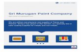 +91-8048411693Sri Murugan Paint Company was established in the year 1980 as a prime manufacturer and supplier of Paints and Primers for metallic and non-metallic surfaces. Three and