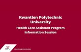 Kwantlen Polytechnic University · HCAP 1250 Final Practicum. Where thought meets action HCAP 1210 Complex Challenges STUDENTS will: • Continue to explore the structure and function