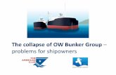 The collapse of OW Bunker Group - American Club · 2019-08-01 · •OW Bunker A/S parent company of global network of bunker traders and physical suppliers • Filed for bankruptcy