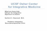 UCSF Osher Center for Integrative Medicine · 2020-03-04 · Food Allergies-GFCF Diet • 10 matched pairs of children with autism randomized to GFCF diet or control for 1 year •