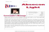 Even though Winter is one of my favorite seasons, I have ... Light March.pdf · Lt George Austin, AP AIPS CALENDAR 19 March 2015 AIPS Regular Meeting Absecon American Legion 1930