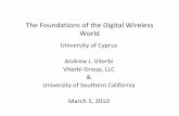 The Foundations of the Digital Wireless World · Codebook Sample Digital Filter: shift register with tap multipliers Input sample sequence from codebook Output matching voice. Digital