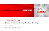 Oracle Systems / Storage Product Briefing · Oracle Solaris: The Mission Critical OS If It Must Work, It Runs on Solaris The #1 deployment platform for the #1 mission critical Oracle