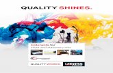 QUALITY SHINES. - Lanxessrch.lanxess.com/content/uploads/2016/11/Inkjet...Nigrosine Base BA 01 S. Bk. 7 Phenazine 5 100 Special low residue powder grade black dye for solvent inkjet